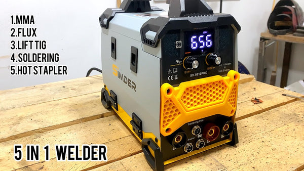 Simder Welder 5 in 1 Multi Welder SD-5010 PRO (unboxing & testing)@Mig Stick Welder