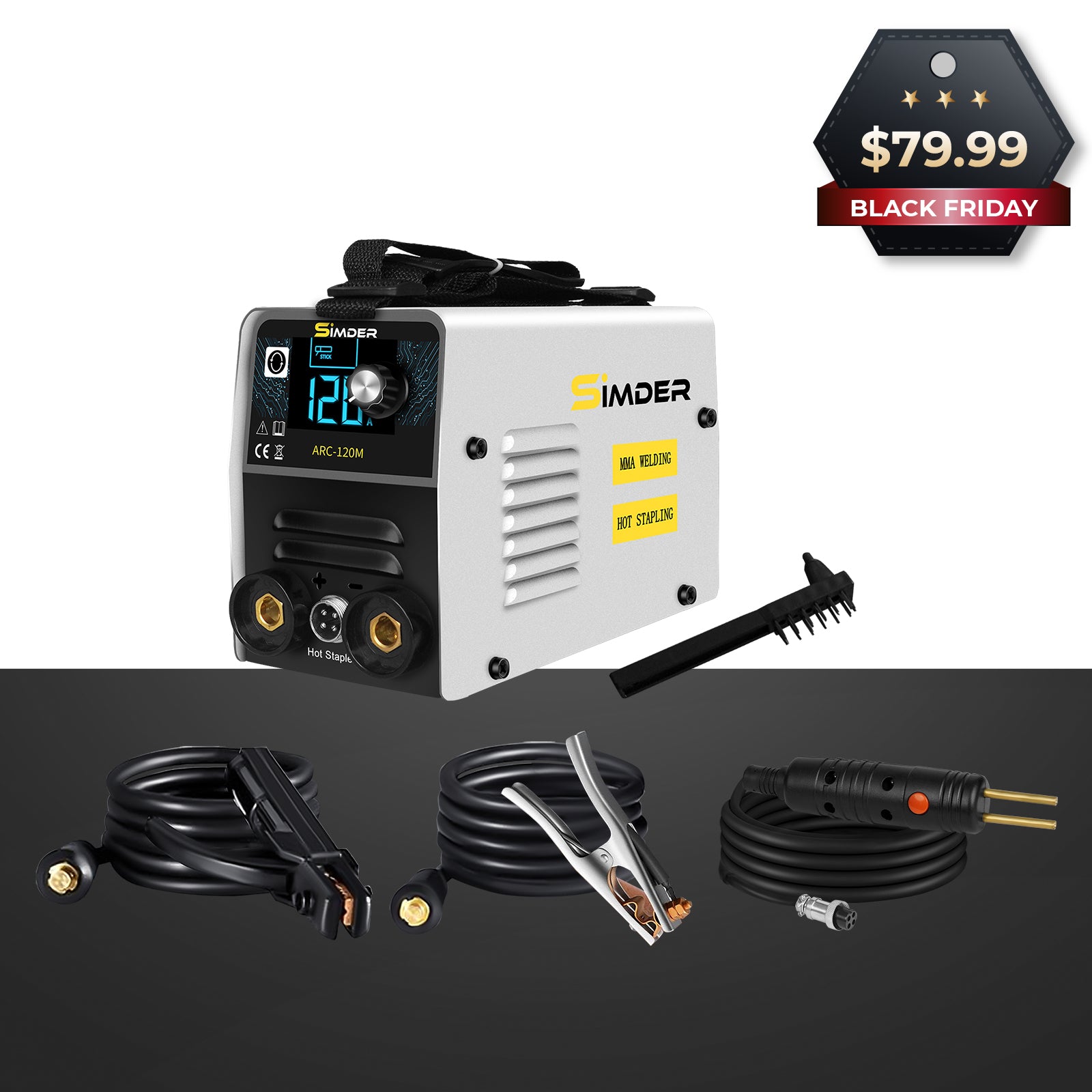 SSIMDER ARC-120M Stick Welder & Hot Stapler