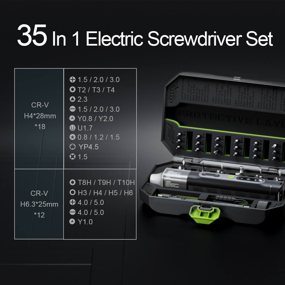 SSIMDER ES01 Electric 35 In 1 Screwdriver Set for Repair