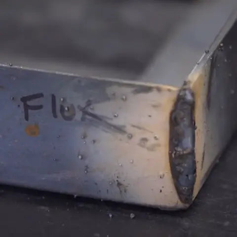 what does flux cored welding looks like