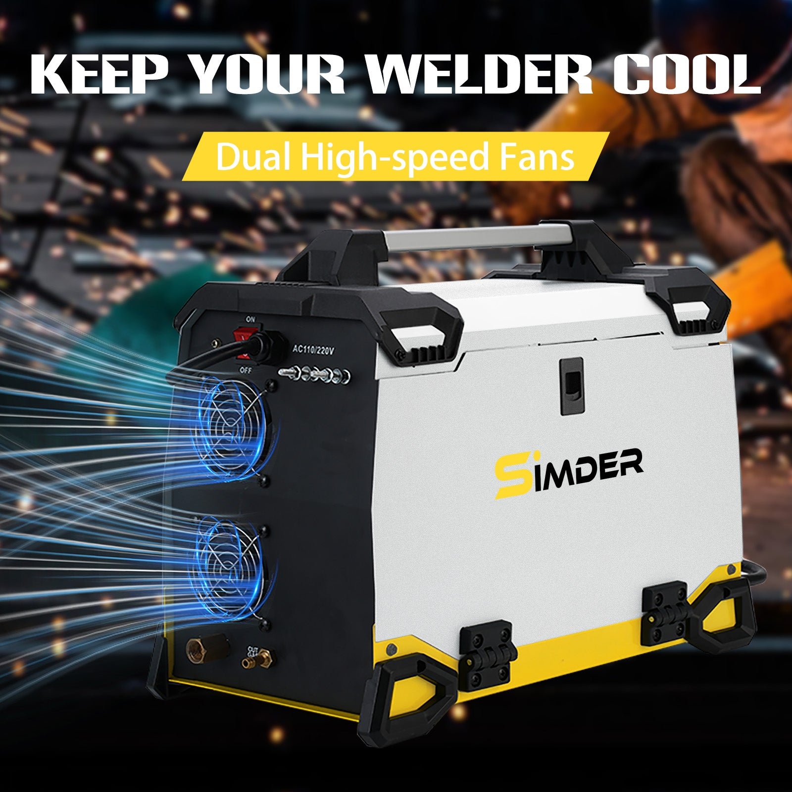 [24 Hours Flash Deal]SSimder Upgraded SD-4050Pro(2024) 10-in-1 Aluminum Welder&Cutter