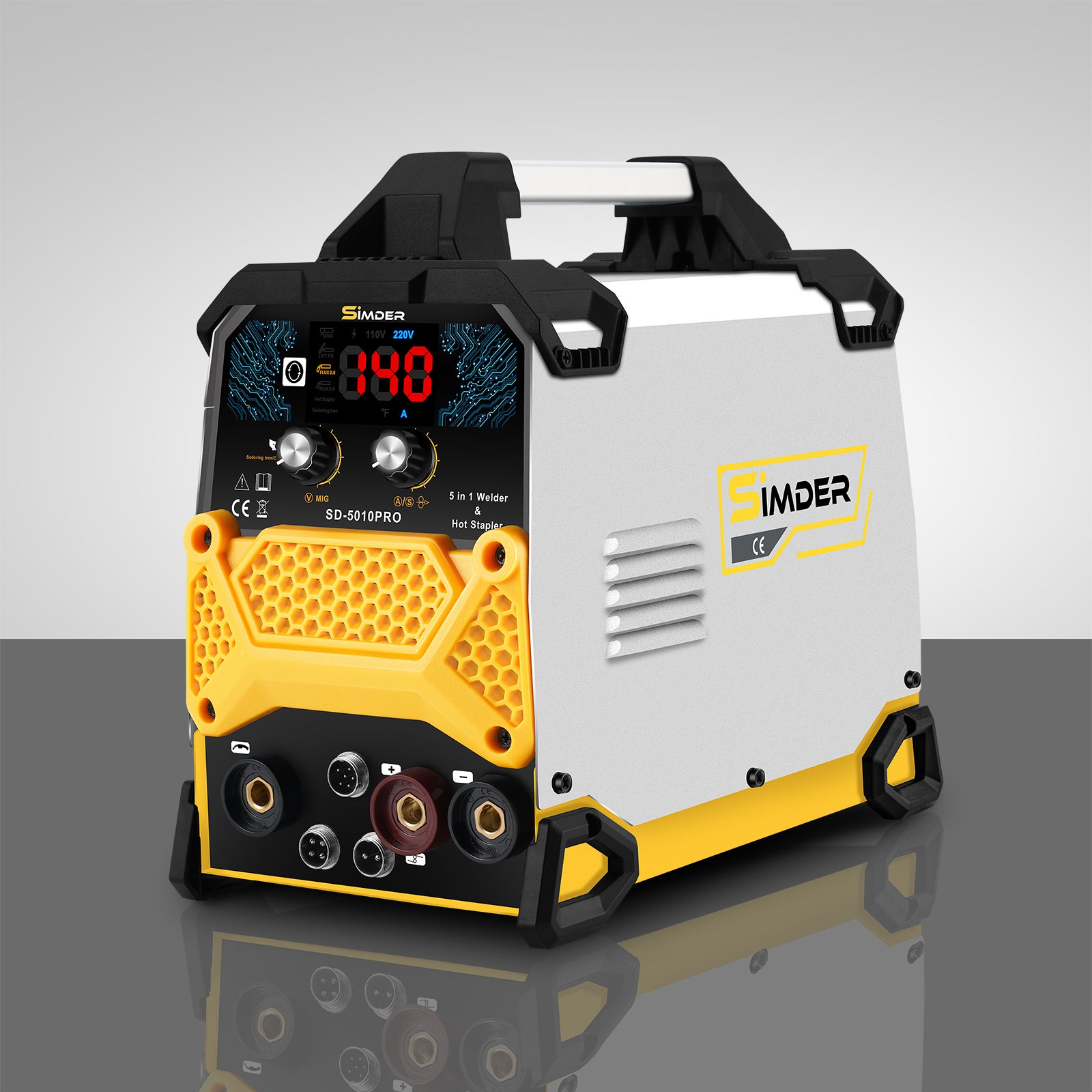 [24 Hours Flash Deal]SSimder SD-5010 PRO 5-in-1 Welder, Hot Stapler&Soldering Iron